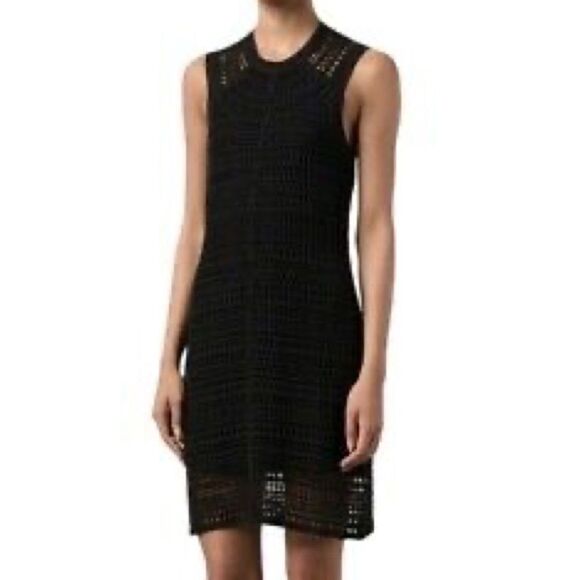 NWT Theory Nirlee black crochet dress - Picture 10 of 10